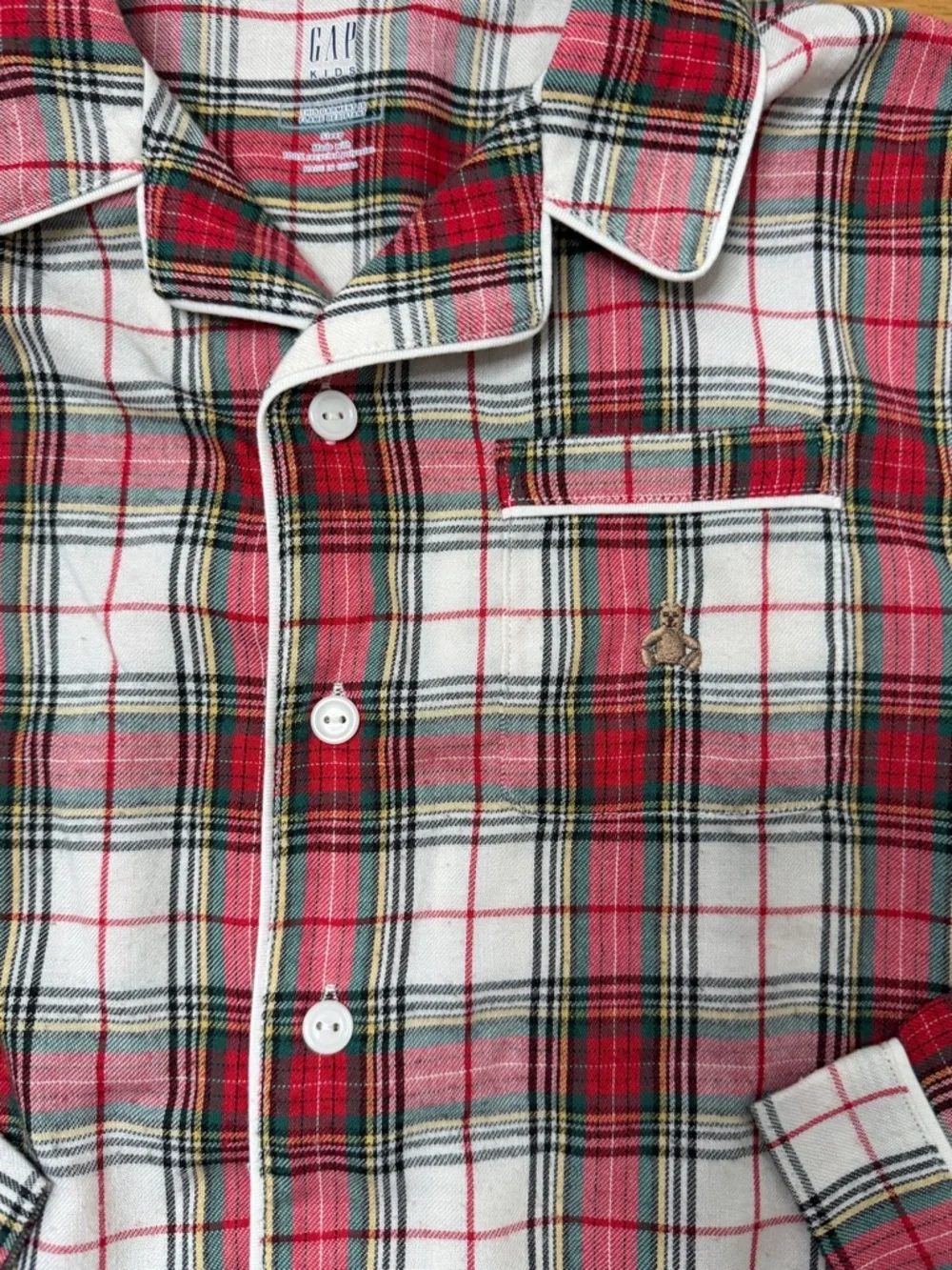 GAP Holiday Plaid Flannel Pajamas
